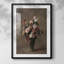 Imprimé floral rétro CXIX - impression encadrée-1990273578