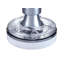 Ventilateur de plafond à pales rétractables de 91 cm (36 po) avec lumière et télécommande, ventilateur de plafond moderne Fandelier, technologie de conception brevetée, pales plus robustes et plus épaisses, chromé