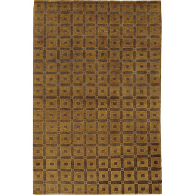 Hand-Knotted High-Quality Brown Area Rug