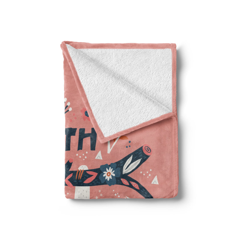 Hand Woven Throw Blanket, 50" x 60"