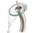 Crystal Glass Circular Vessel Bathroom Sink with Faucet-6985771