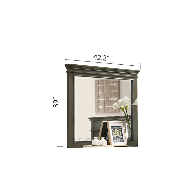 Sadae Wood Rectangle Mirror