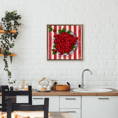 Cadre flottant Life Is Bowl of Cherries, design par Lori Mosley