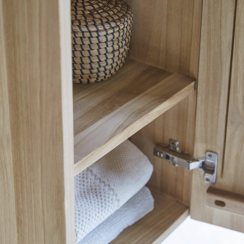 Typo Solid Wood Linen Cabinet