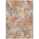 Machine Washable Indoor/Outdoor Xhevrie Peach Rug