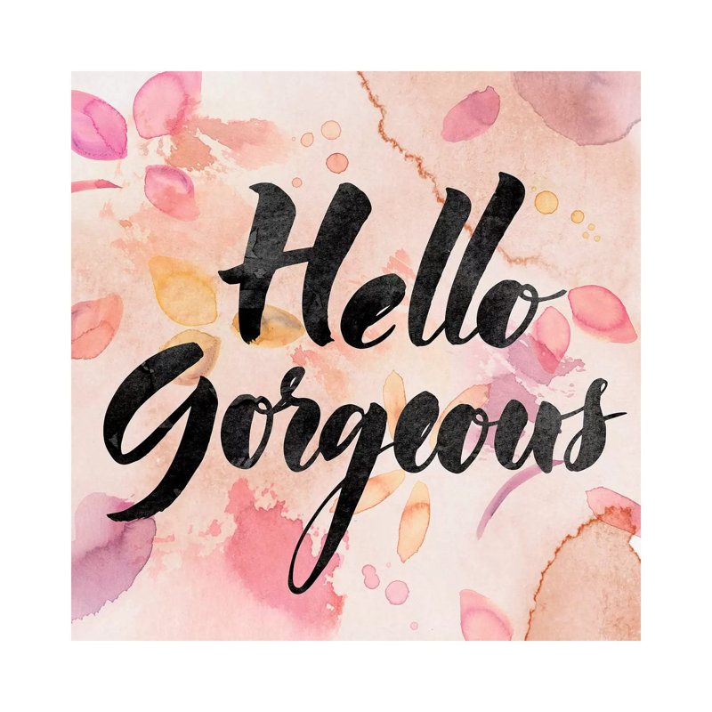 Hello Gorgeous by PI Galerie - Wrapped Canvas Print, 30.48 cm H x 30.48 cm W