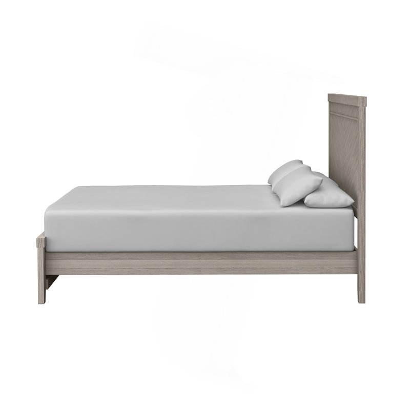 Contemporary Panel Bed, King