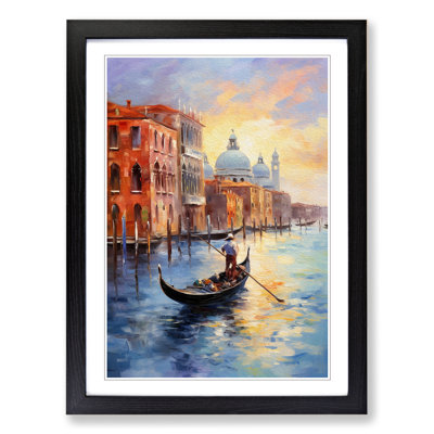 Venice Impressionism Art - Framed Print