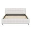 Structure de lit plateforme douce et rembourrée-25746636