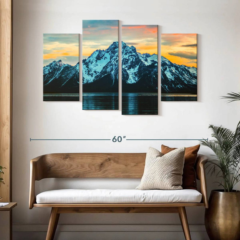 Alvord Grand Teton Alpines, H 32 po x l 52 po