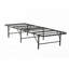 Structure de lit en métal pour lit grand / simple, pas de sommier tapissier, fabrication durable