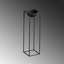 Pot décoratif noir élégant, 10,2 po de diamètre x 31,5 po de hauteur | Fabriqué à 100% en métal durable, pèse 4,0 lb | Idéal pour les plantes d'intérieur et la décoration intérieure, aucune installation requise, design moderne et élégant