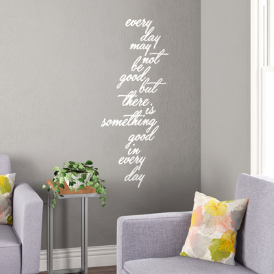Text & Numbers Non-Wall Damaging Wall Decal