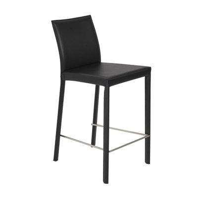 Chevalier Upholstered Counter Stool with Metal Frame