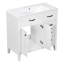 Meuble-lavabo blanc 36 po avec lavabo