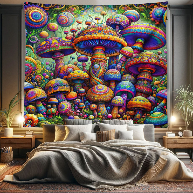 Tapisserie en microfibre, H 104 po x l 88 po