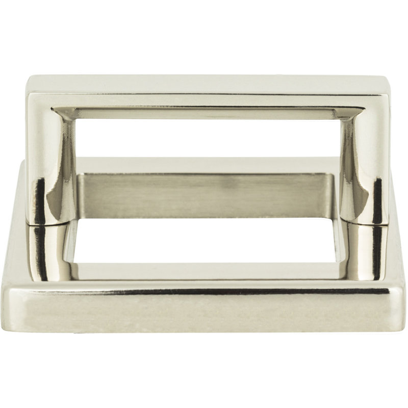 Wide Square Bar Pull, 1 13/16", Polished Nickel