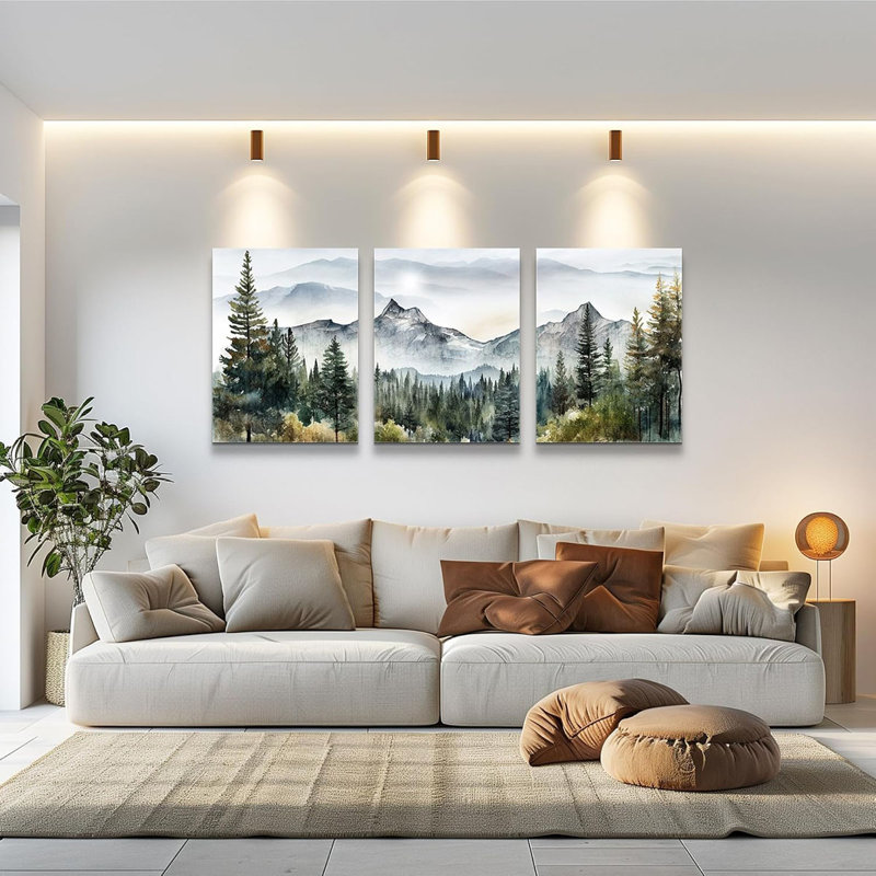 3 Piece Wrapped Canvas Print, 40 cm H x 30 cm W