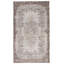 Tapis gris clair à transition de couleur 5 pi 6 po x 9 pi 0 po