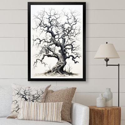 Tree Monochrome Eternal Shadows - Print