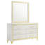 Commode 6 tiroirs avec miroir Leibowitz-1068795831