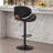 Jaquela Bentwood Swivel Adjustable Height Bar Stool(Set of 2)-2054026089