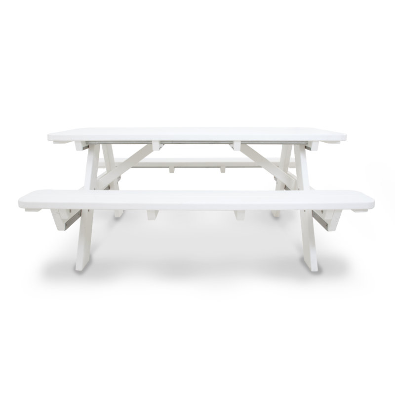 Classics Classics 6' Picnic Table, White