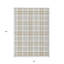 Tapis intérieur et extérieur lavable en lin 8 pi x 10 pi HomeRoots