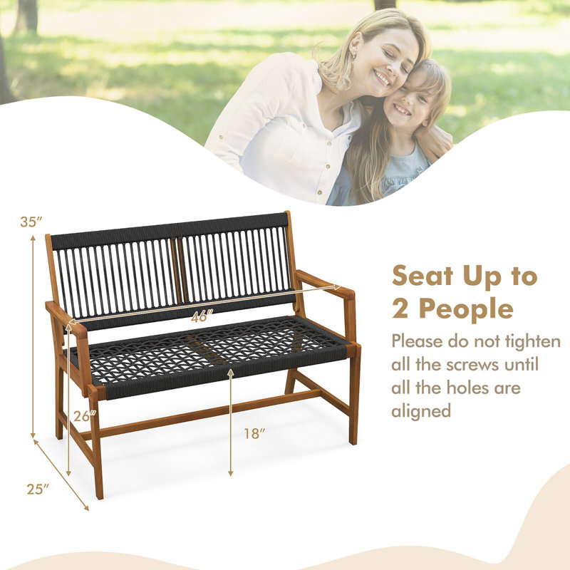 Banc d'extérieur Nataysia Acacia