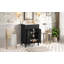 Meuble-lavabo 24 po avec lavabo intégré en céramique, meuble-lavabo à 2 portes et meuble-lavabo simple pour petite et moyenne salle de bain-1376833229