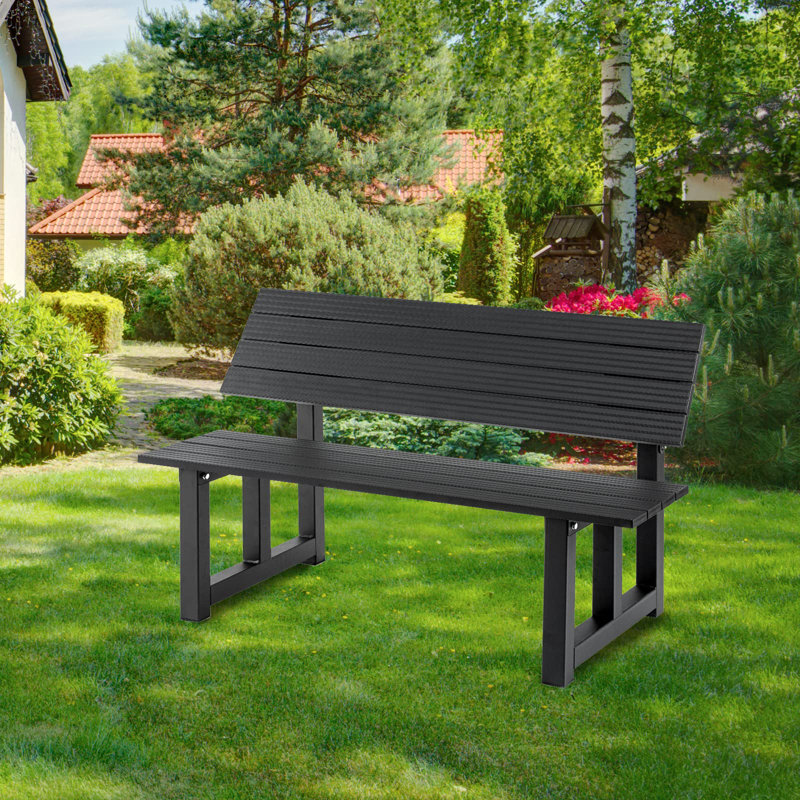 Banc convertible en aluminium pour l'extérieur