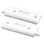 Prime-Line 3-1/4 in., White Plastic, Spring-Loaded Tilt Latch (1 Pair)