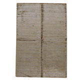 Hand Knotted Area Rug in Brown And Beige