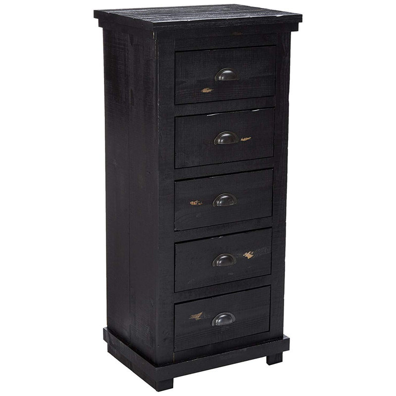 Commode pour la lingerie, Noir, noir, noir, noir