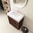 Romen 29.9'' Single Bathroom Vanity with Quartz Top-1177022008-1177022009