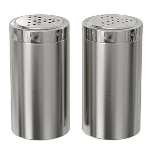 Steel Stainless Steel Salt and Pepper Set