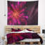 Grande tapisserie florale à fleur exotiques rose-28497666
