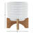 Modern Textured Ceramic Planter with Stand Indoor Outdoor-1815946773-1815946783