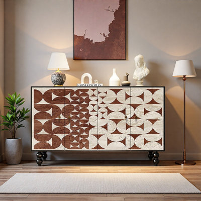 Buffet style rétro minimaliste français