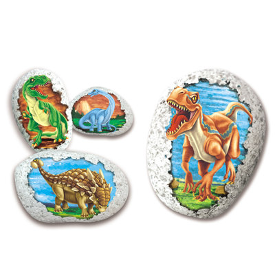Rock Painting Kit - Dinosaur B