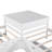 Twin Size L Shape Platform Bed Frame With Trundle, Rawers And Built-In Table-61833280