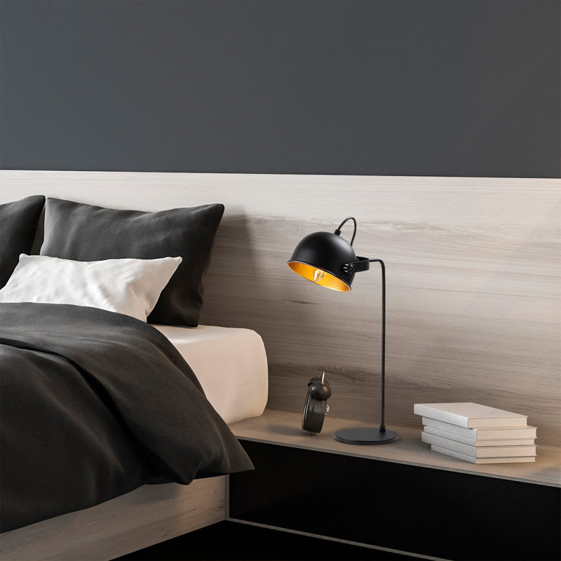 Pappano Desk Lamp, Black/Gold