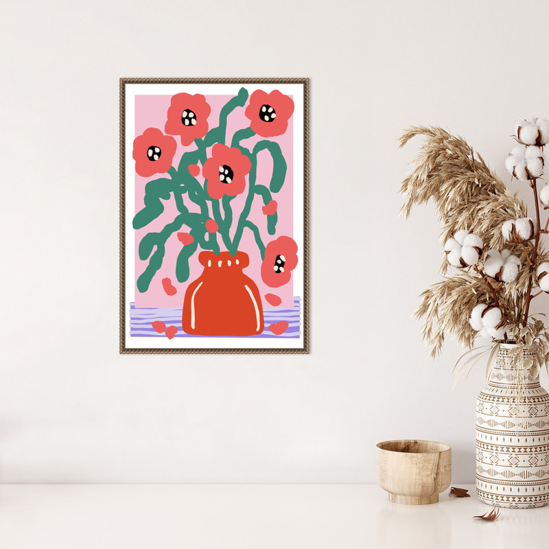 «Chasidee Flower Impression», impression sur toile par Treechild