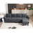 Convertible Sectional Sofa With Storage,L-Shaped Sofa,Four-Seater Sofa,Modern Linen Fabric Sectional Couches For Living Room-1587948926