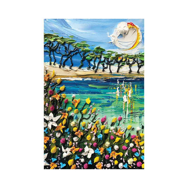 California Dream by Lisa Elley - Wrapped Canvas Painting, 20.32 cm H x 30.48 cm W