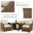 Aun 7 - Person Patio Conversation Set with Cushions-1738163950-1659255809