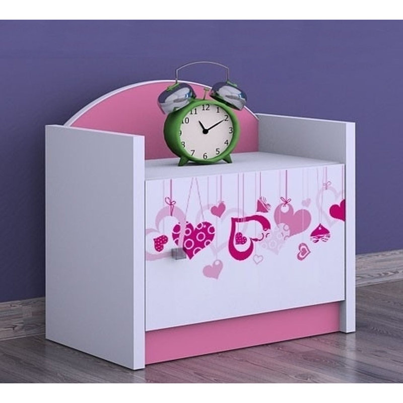 Jordyn Nightstand, Pink