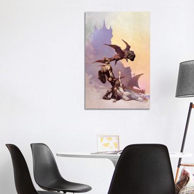 " Kavin's World " by Frank Frazetta Painting Print