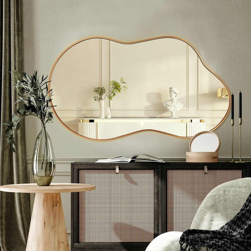 Miroir d'appoint 26 po x 46 po, Or, 26 po x 46 po