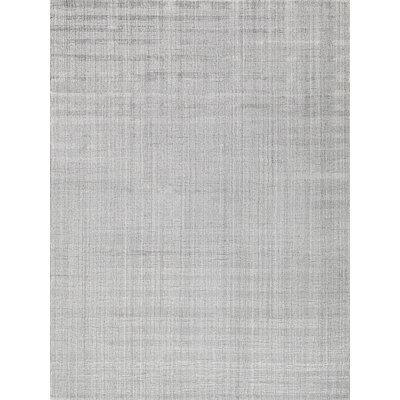 Robin Striped Area Rug in Light Silver/Gray